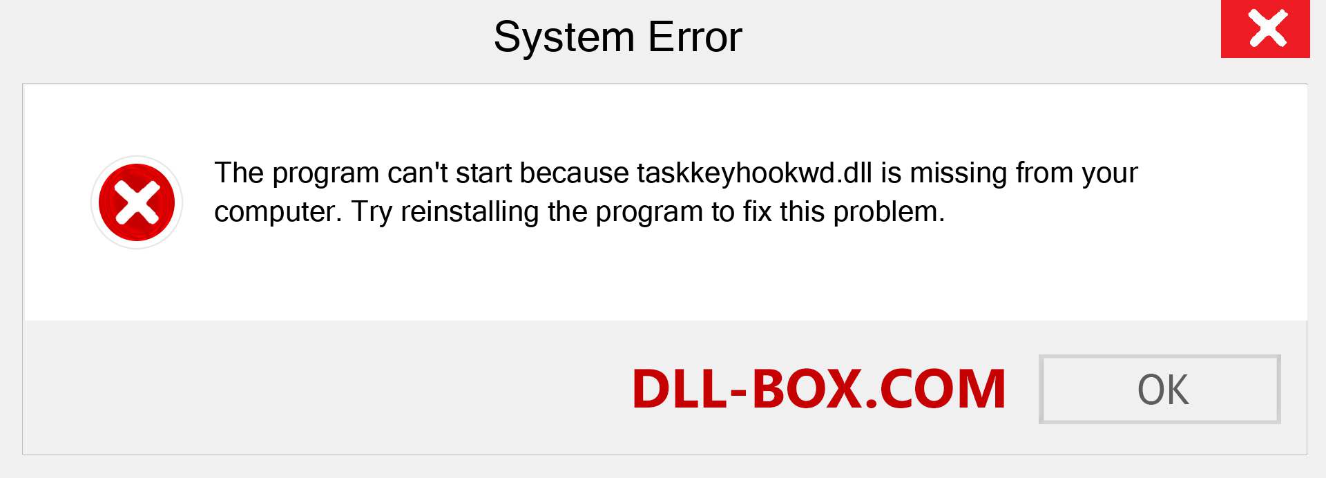  taskkeyhookwd.dll file is missing?. Download for Windows 7, 8, 10 - Fix  taskkeyhookwd dll Missing Error on Windows, photos, images